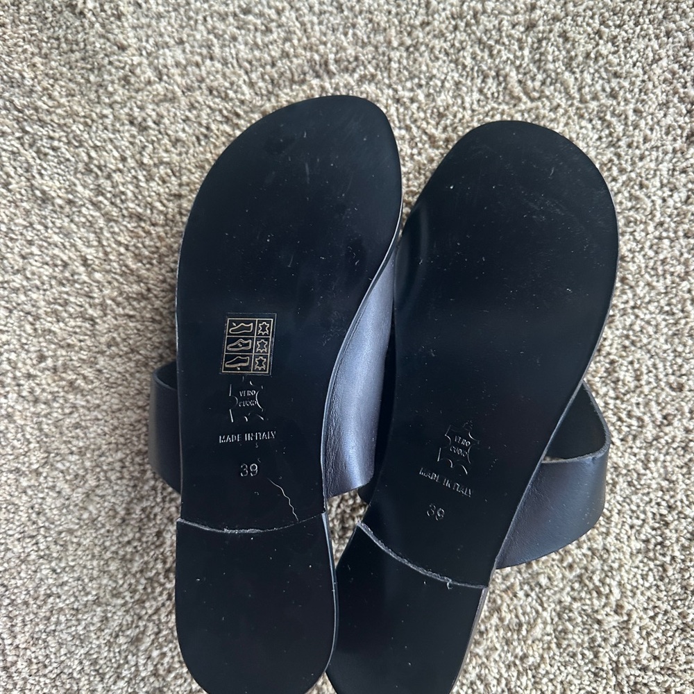 ATP Rosa Sandals Black Leather - Picture 8 of 8